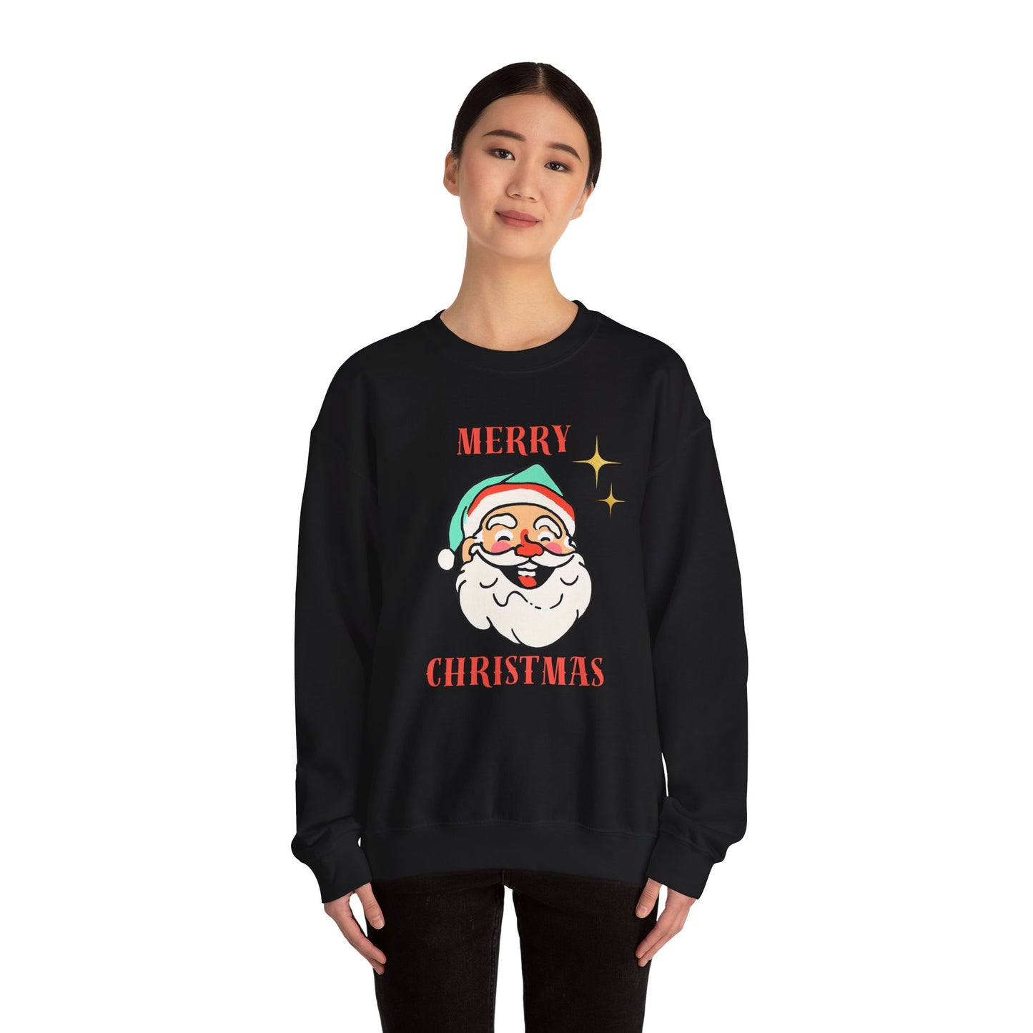 MERRY CLAUS Unisex Heavy Blend™ Crewneck Sweatshirt