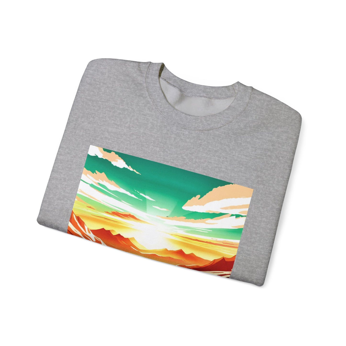 Nature Vista Sunrise - Unisex Heavy Blend™ Crewneck Sweatshirt
