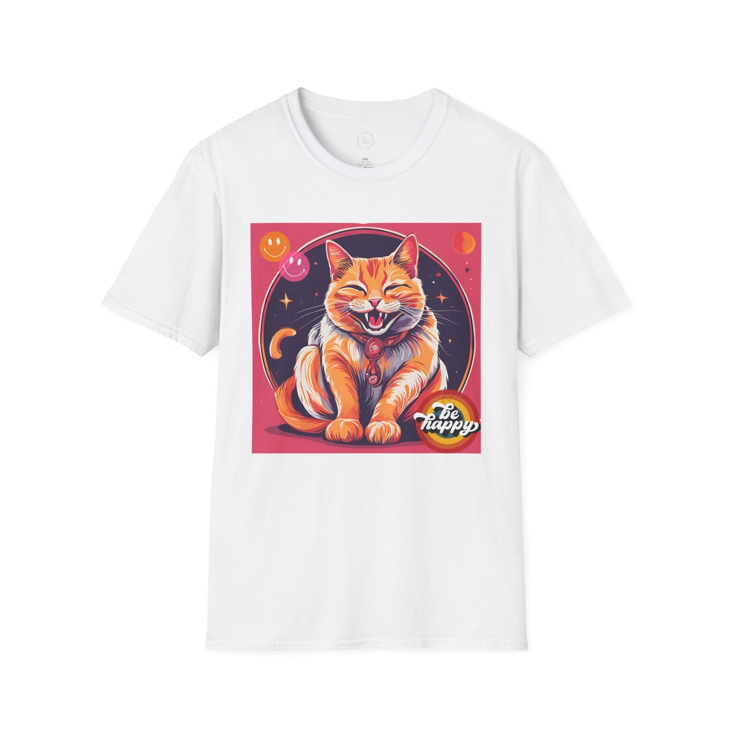 Be Happy Unisex Softstyle T-Shirt
