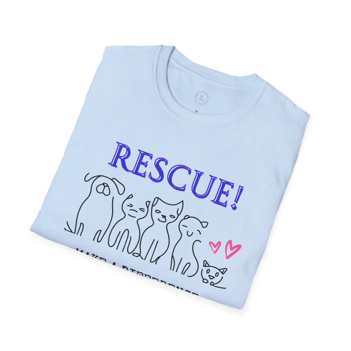 Rescue! Adopt! Don't Shop! Unisex Softstyle T-Shirt