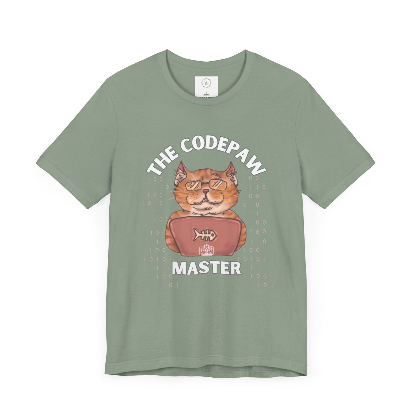 The Codepaw Master Unisex Jersey Tee - Perfect Gift for Cat Lovers and Programmers
