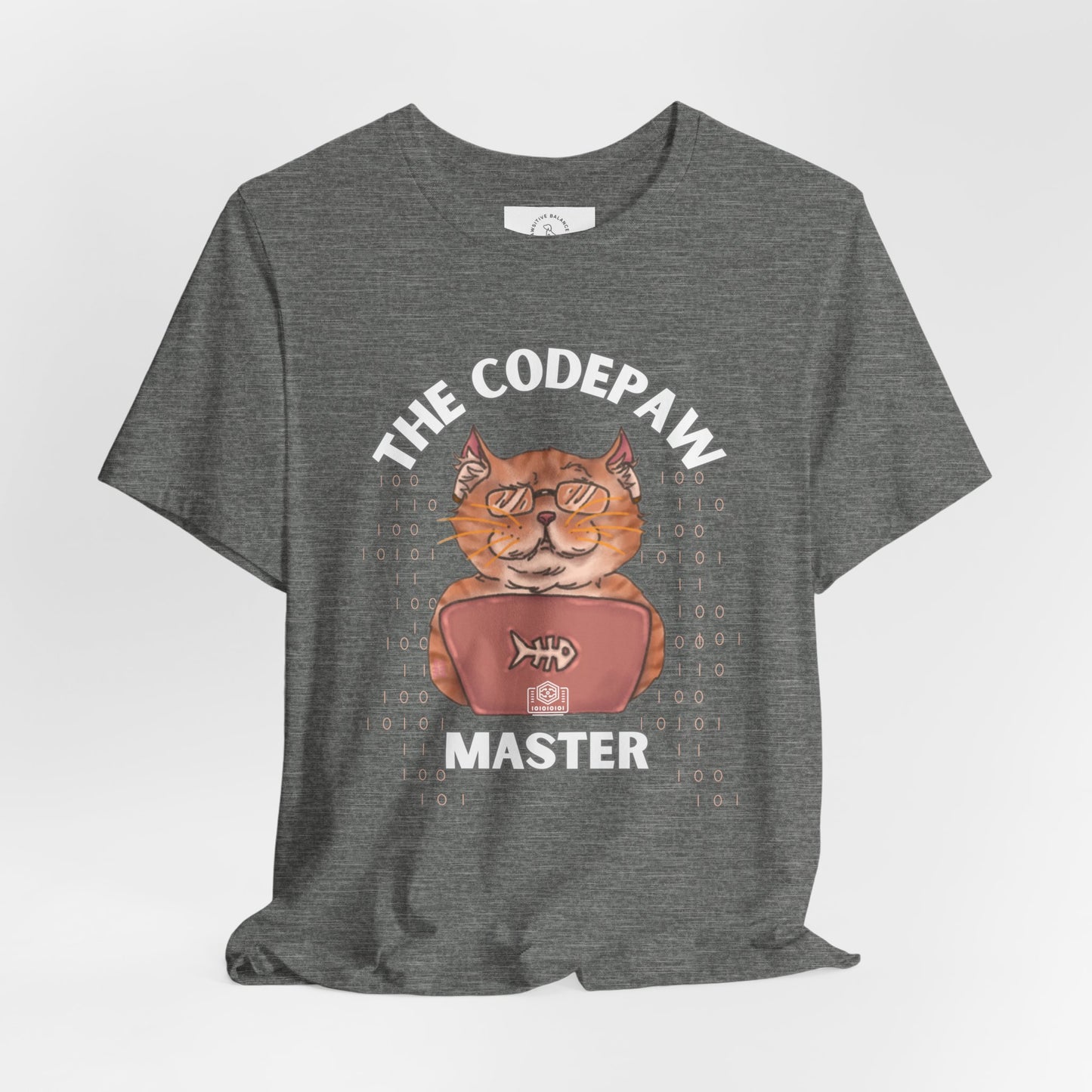 The Codepaw Master Unisex Jersey Tee - Perfect Gift for Cat Lovers and Programmers