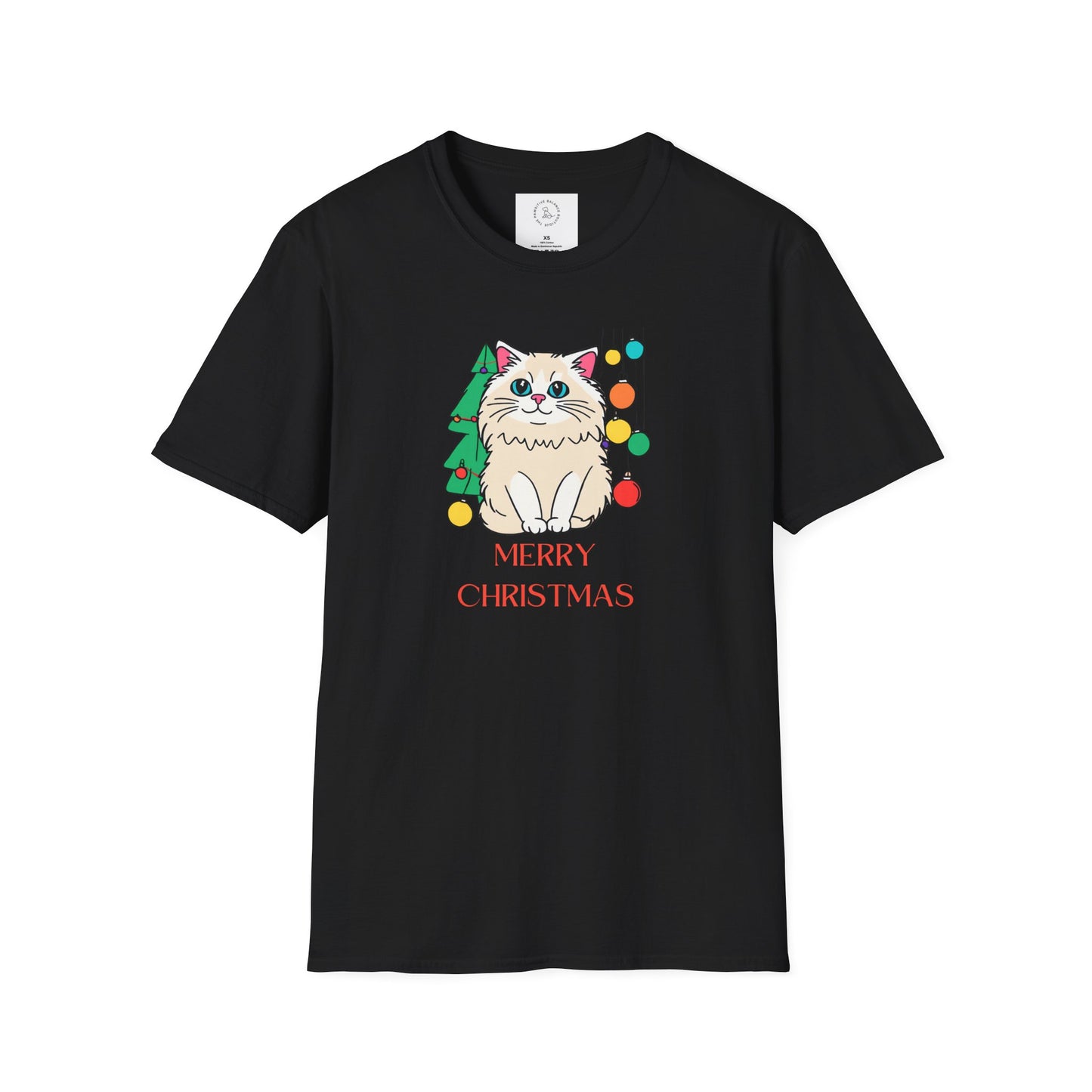 Cat Life ( at Christmas) Softstyle T-Shirt