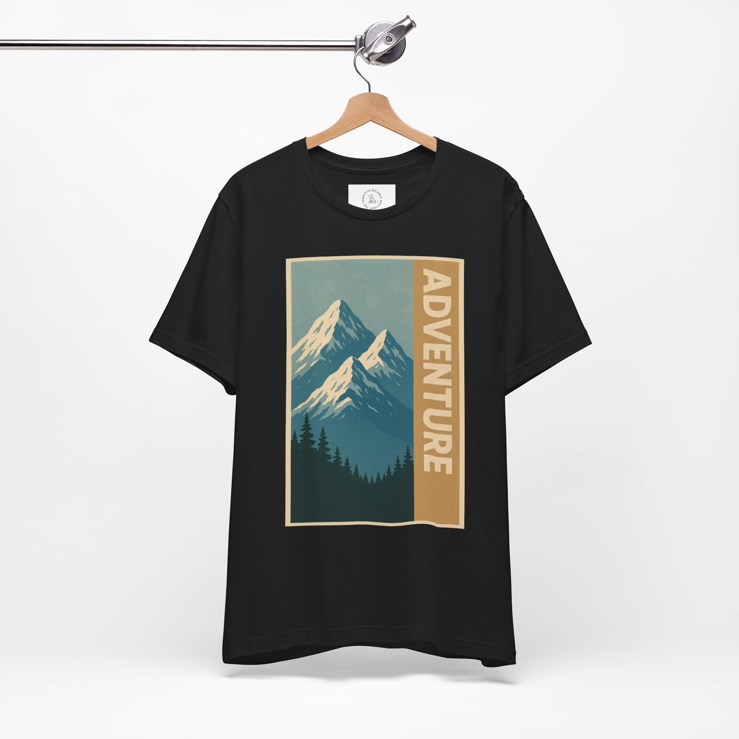 Adventure Mountain Unisex Tee, Nature Shirt, Hiking Apparel, Travel Gift, Outdoor Enthusiast Top