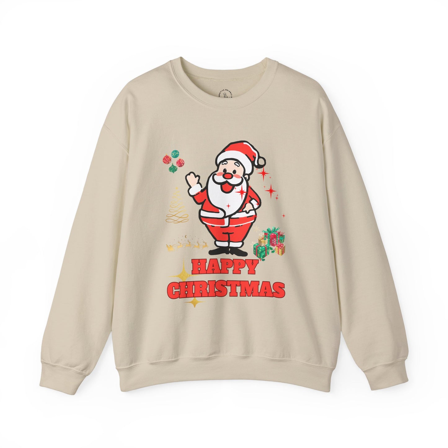 Happy Christmas Unisex Heavy Blend™ Crewneck Sweatshirt