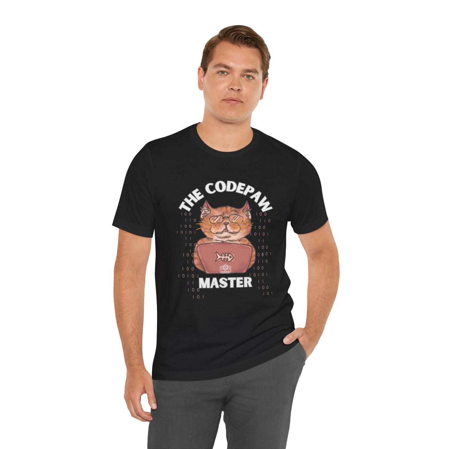 The Codepaw Master Unisex Jersey Tee - Perfect Gift for Cat Lovers and Programmers