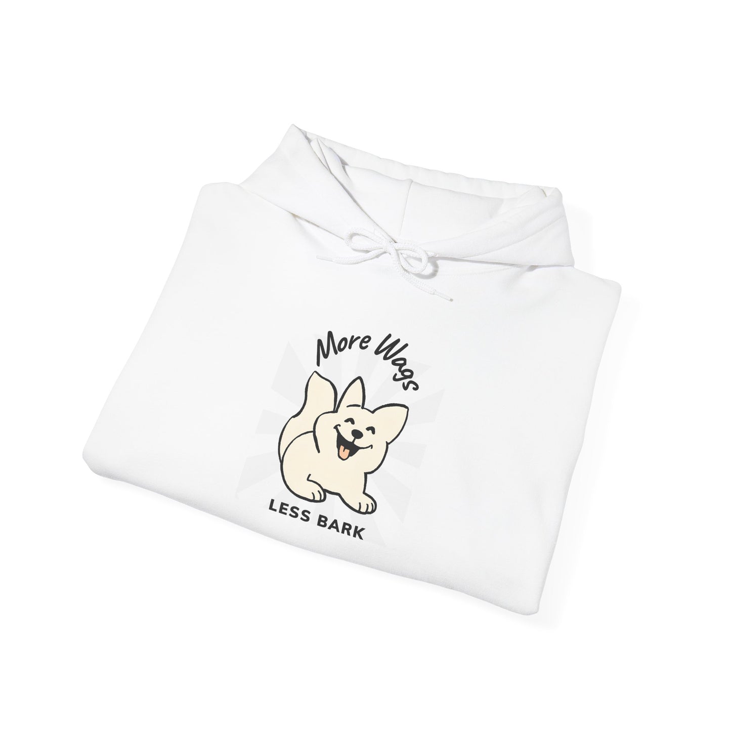 More Wags, Less Bark Hooded Sweatshirt