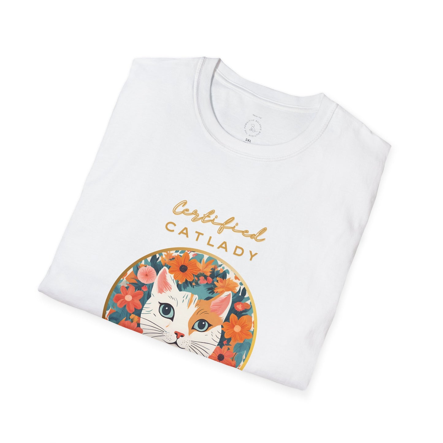 Certified Cat Lady Unisex Softstyle T-Shirt