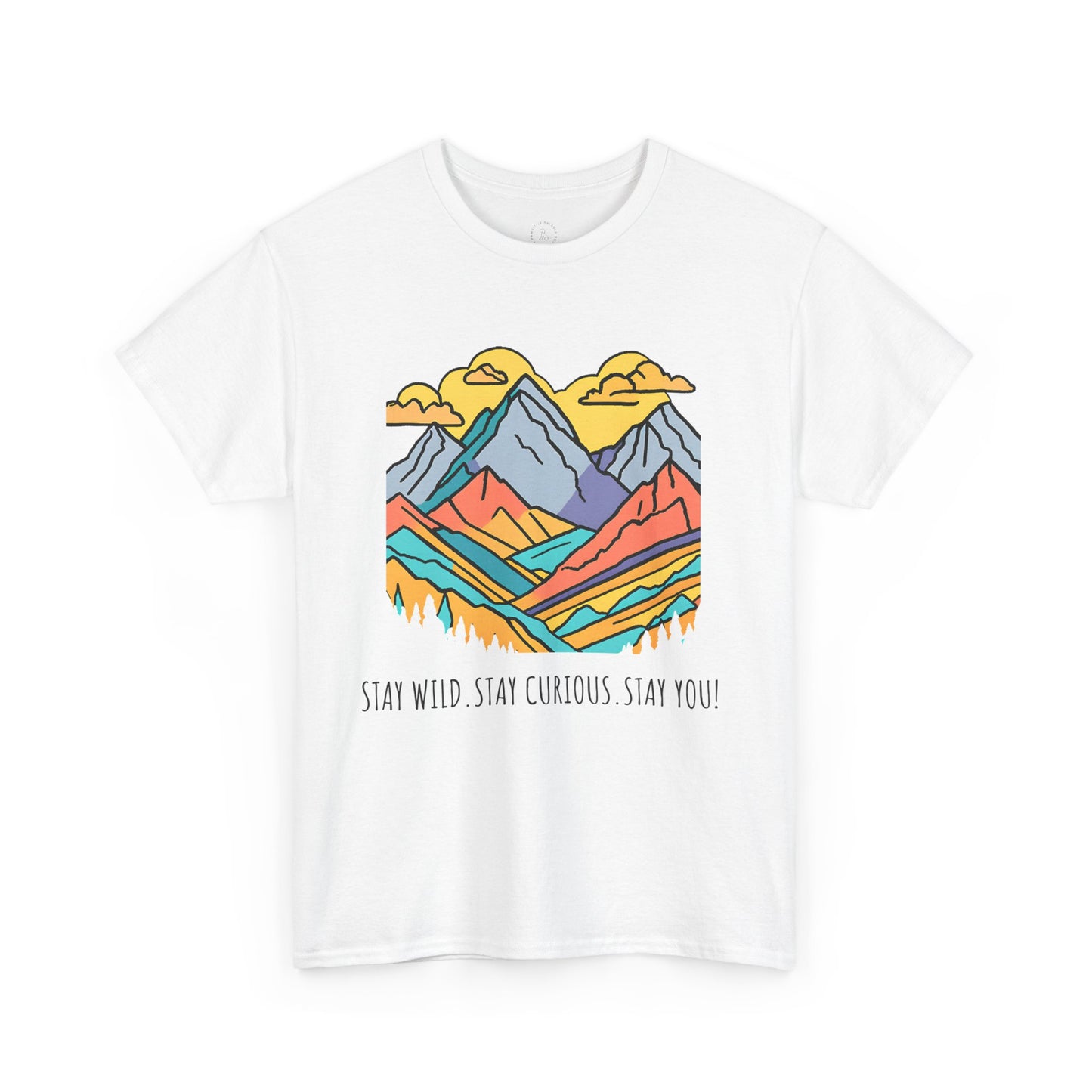 Stay wild. Stay curious. Stay you! Unisex Heavy Cotton Tee