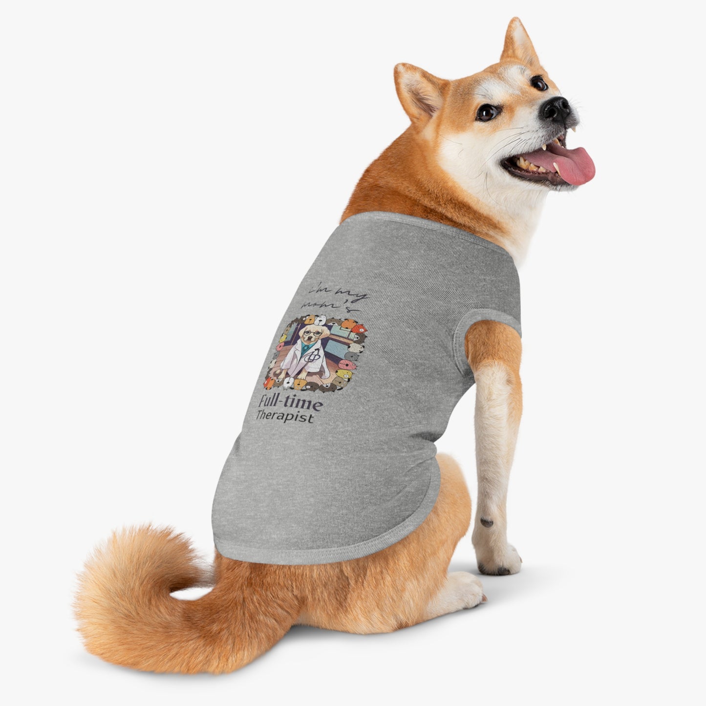 Full-time Therapist Pet Tank Top