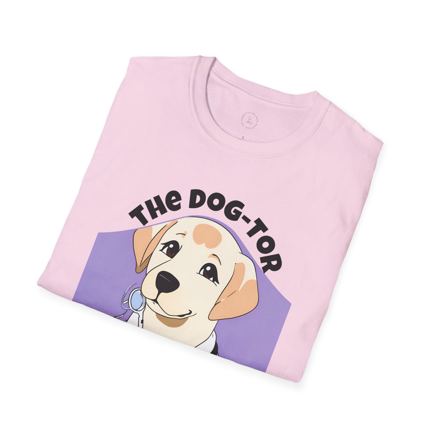 The Dog-tor is In Unisex Softstyle T-Shirt