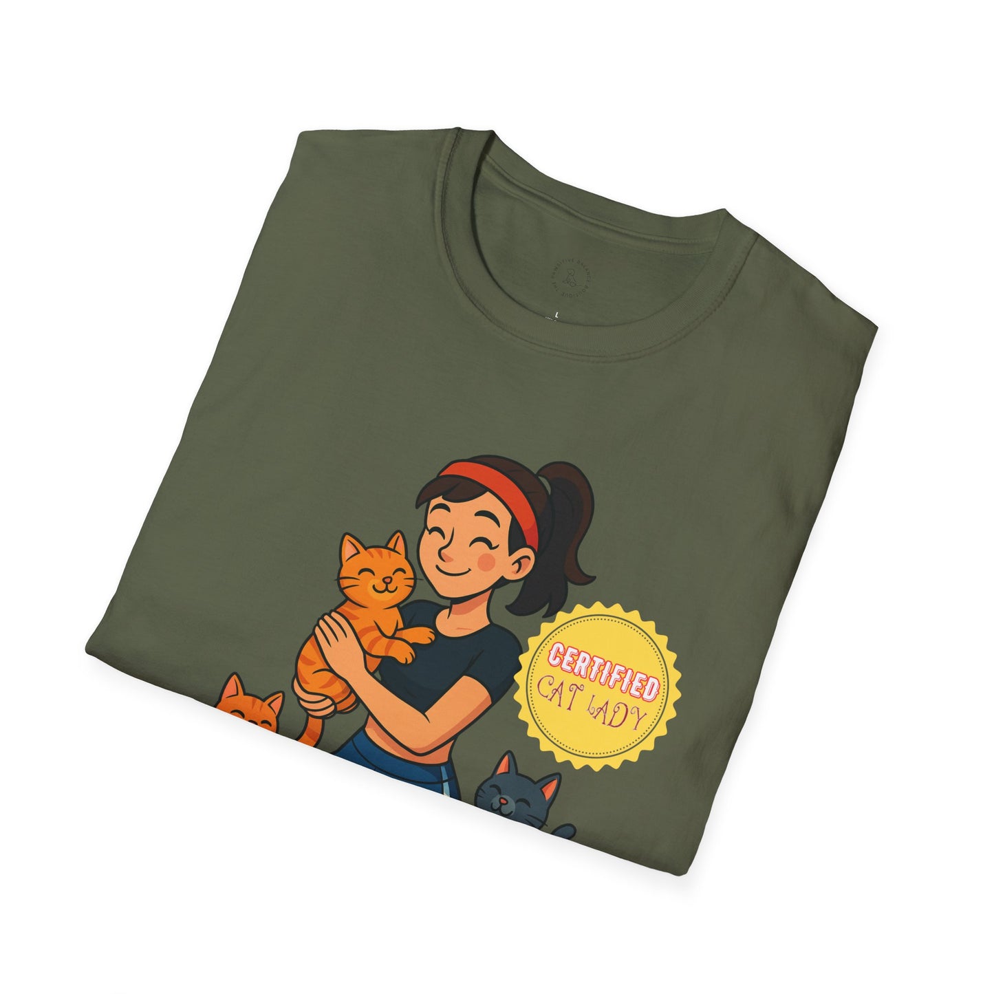 Certified Cat-Lover Unisex T-Shirt, Cute Cat Tee, Cat Mom Gift, Animal Lover Apparel, Funny Cat Lover Shirt, Pet Adoption Awareness