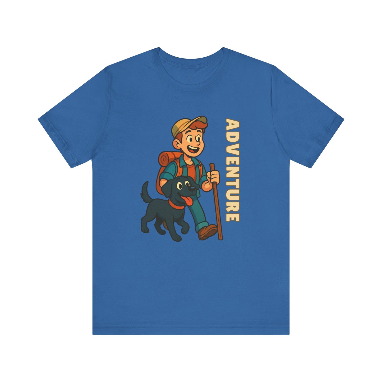 Adventure Dog Lover Tee, Unisex Short Sleeve T-Shirt, Hiking Shirt, Pet Lover Gift, Outdoor Adventure Apparel
