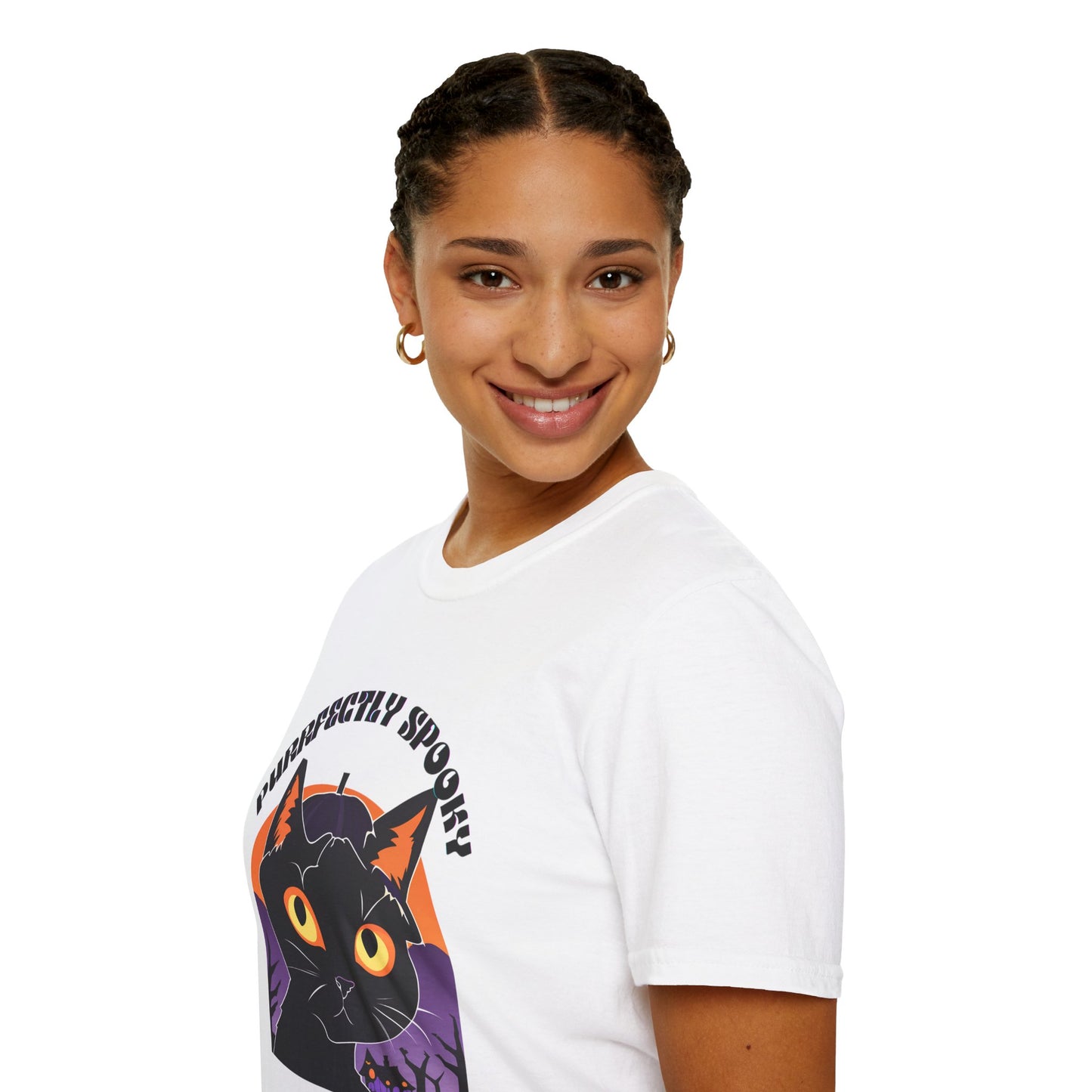 Purffectly Spooky Unisex Softstyle T-Shirt
