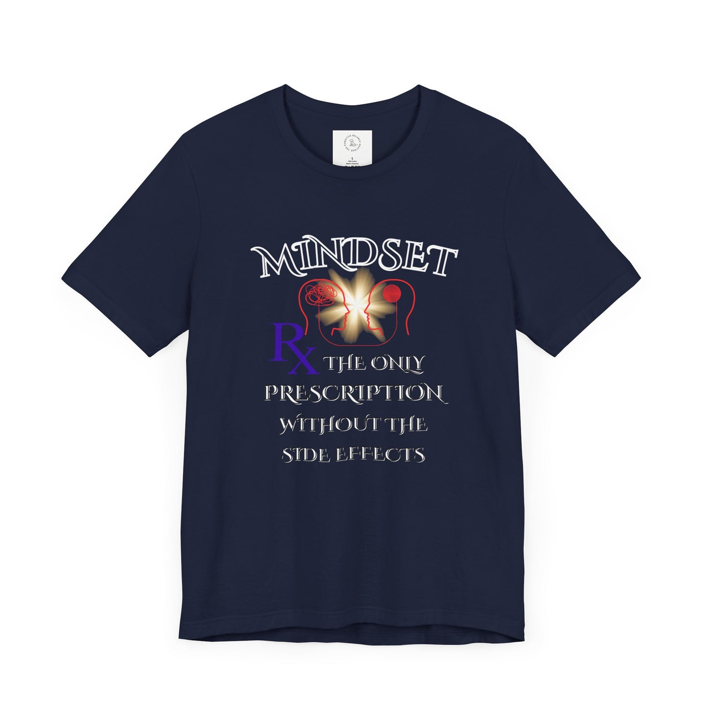 Mindset Prescription Unisex Jersey Tee - Inspirational Quote Shirt