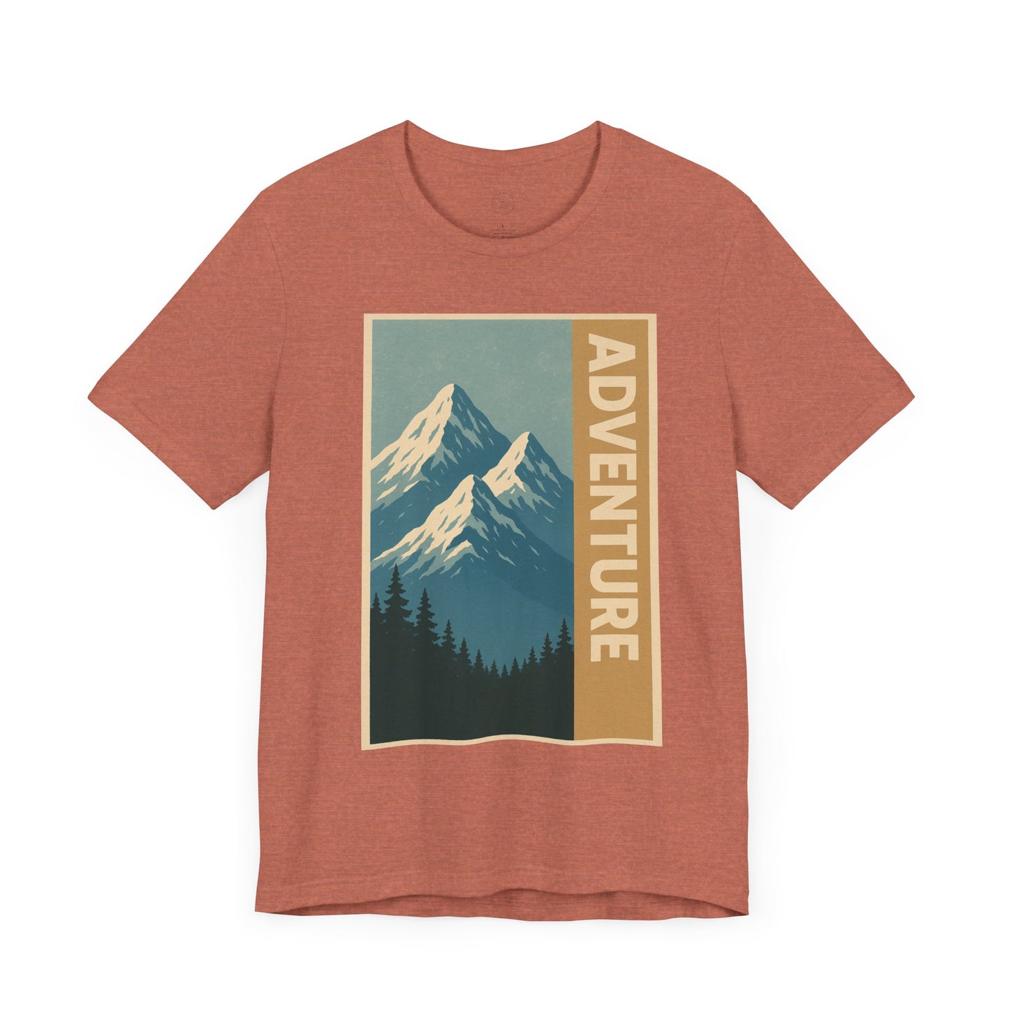 Adventure Mountain Unisex Tee, Nature Shirt, Hiking Apparel, Travel Gift, Outdoor Enthusiast Top