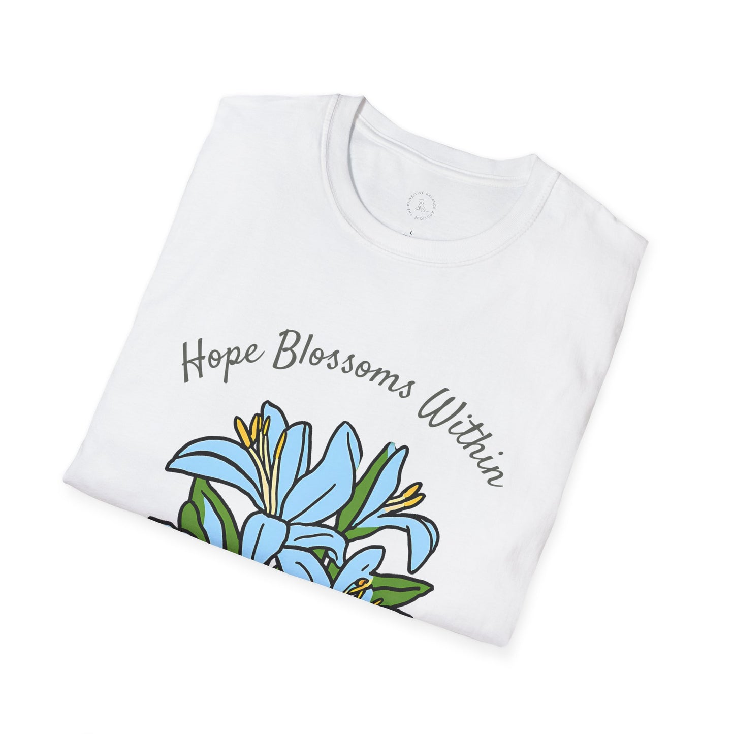 Hope Blossoms Within Unisex Softstyle T-Shirt