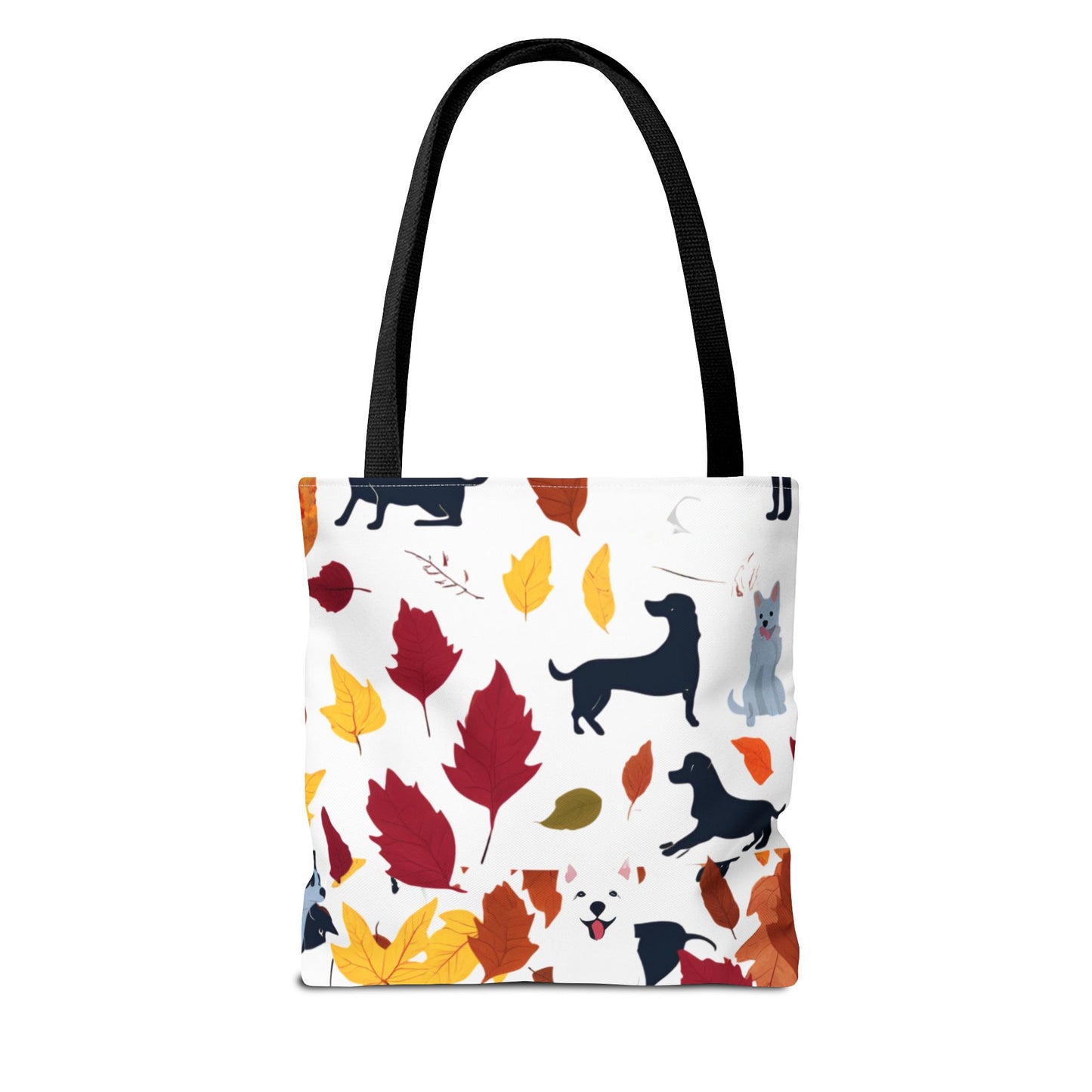 Dogs in the Fall Tote Bag (AOP)