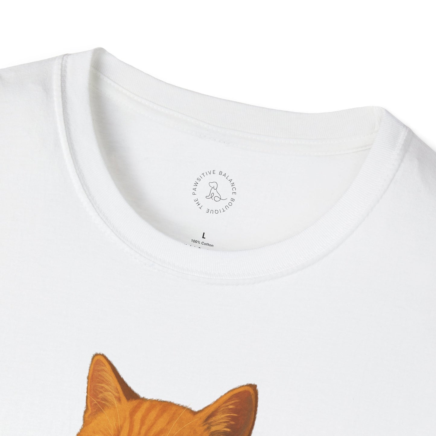 Cat on Motorcycle Unisex Softstyle T-Shirt, Funny Cat Tee, Gift for Cat Lovers, Casual Wear, Unique Pet Owner Shirt