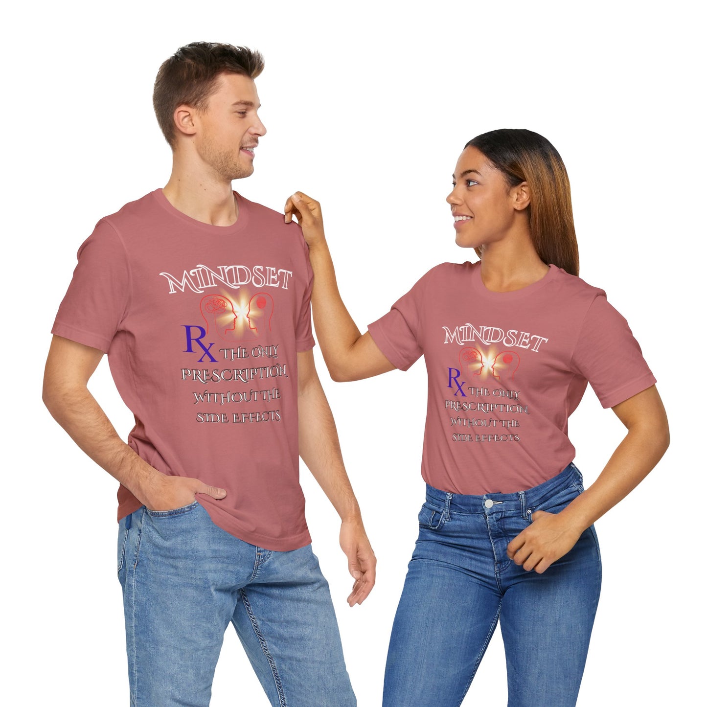 Mindset Prescription Unisex Jersey Tee - Inspirational Quote Shirt