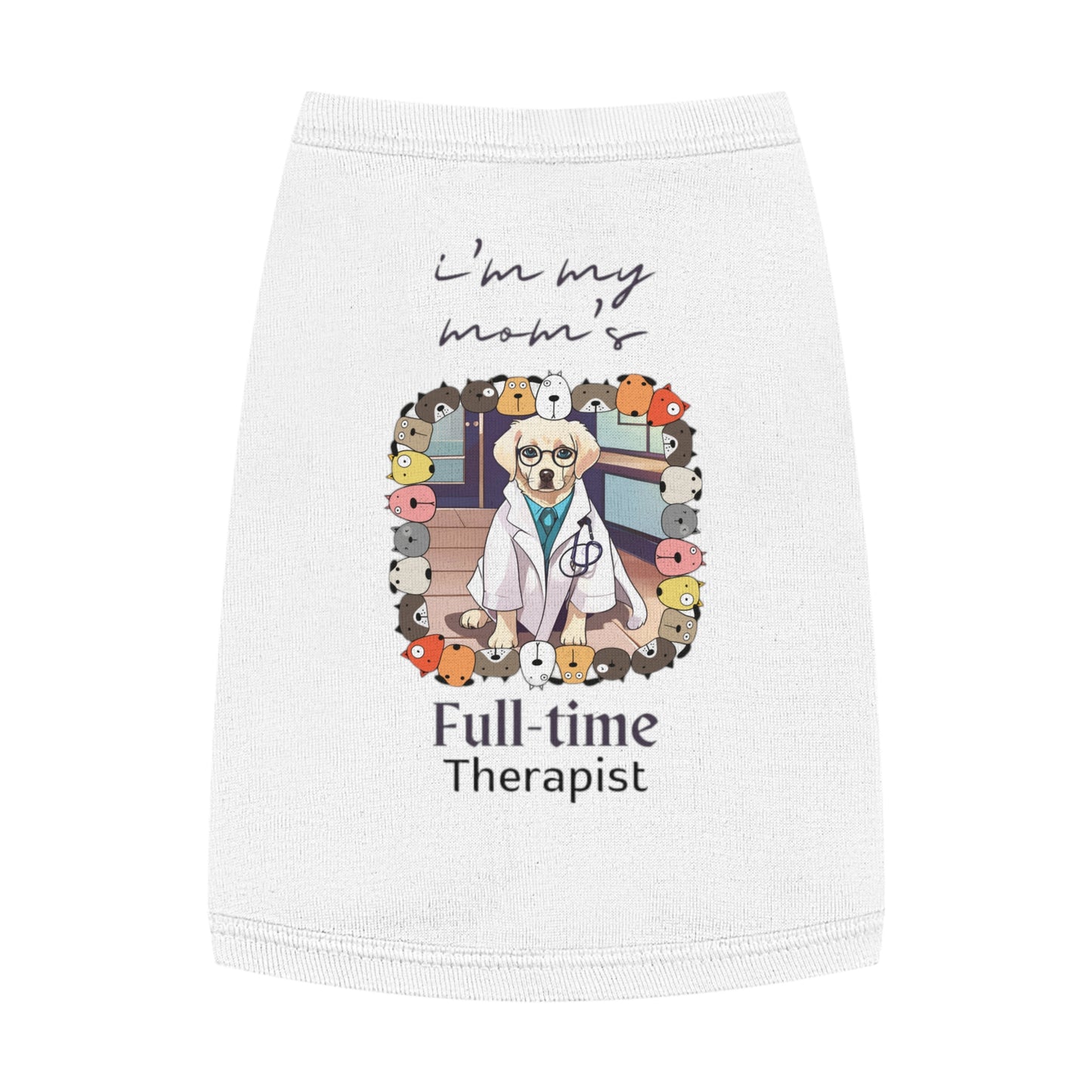 Full-time Therapist Pet Tank Top