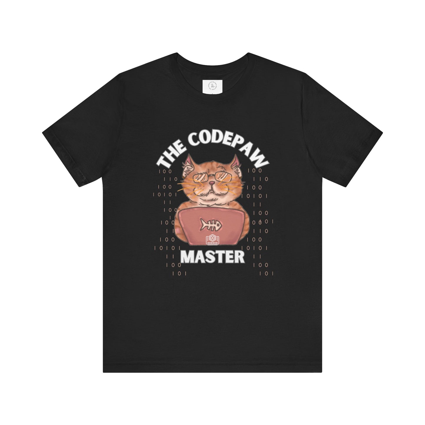 The Codepaw Master Unisex Jersey Tee - Perfect Gift for Cat Lovers and Programmers