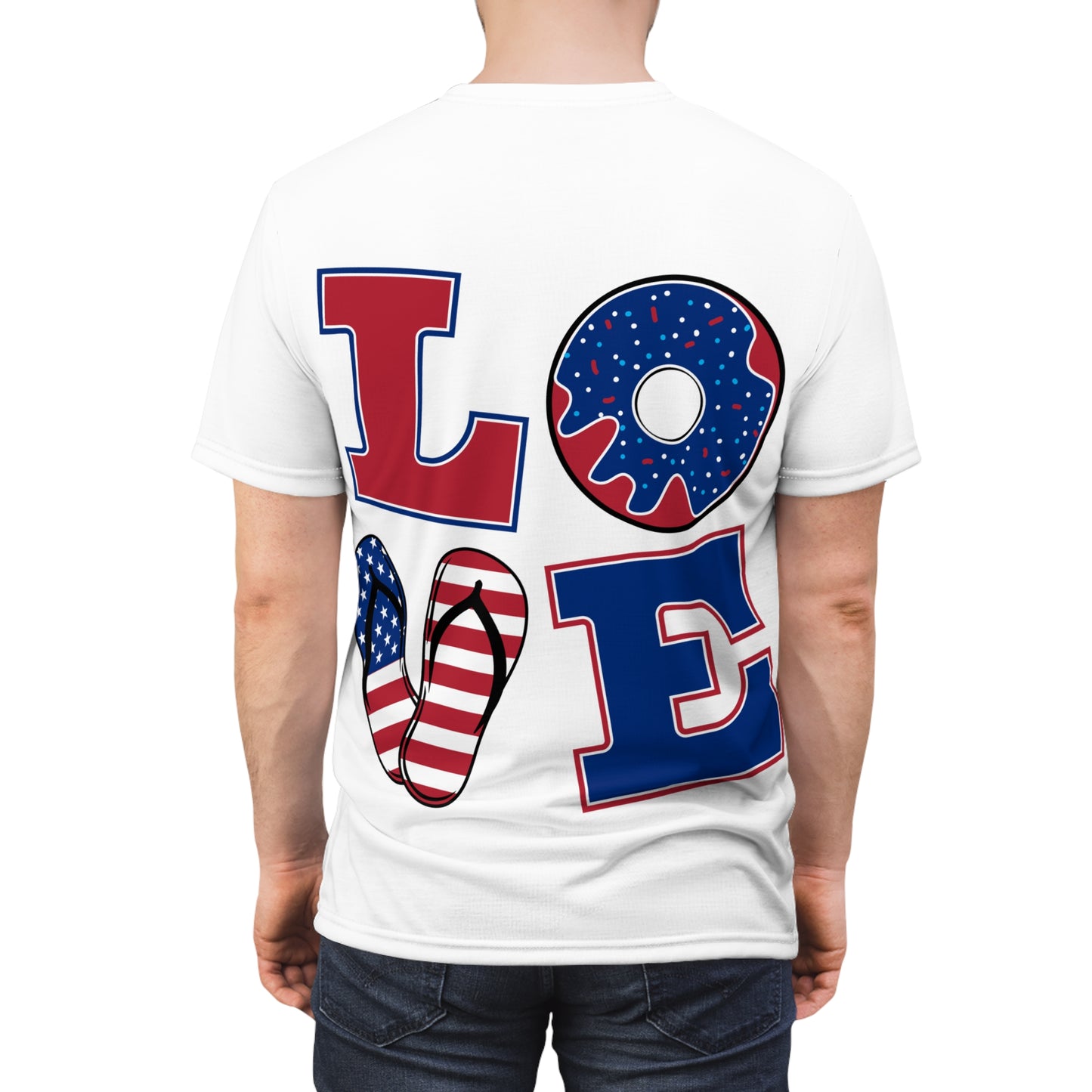 LOVE - Unisex Cut & Sew T-Shirt