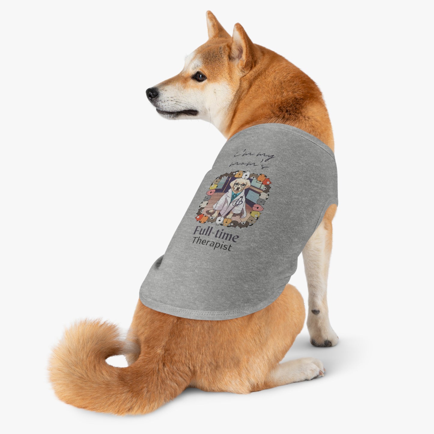 Full-time Therapist Pet Tank Top