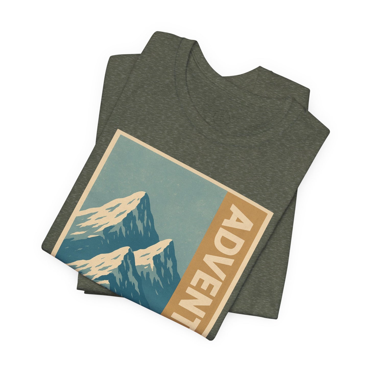 Adventure Mountain Unisex Tee, Nature Shirt, Hiking Apparel, Travel Gift, Outdoor Enthusiast Top