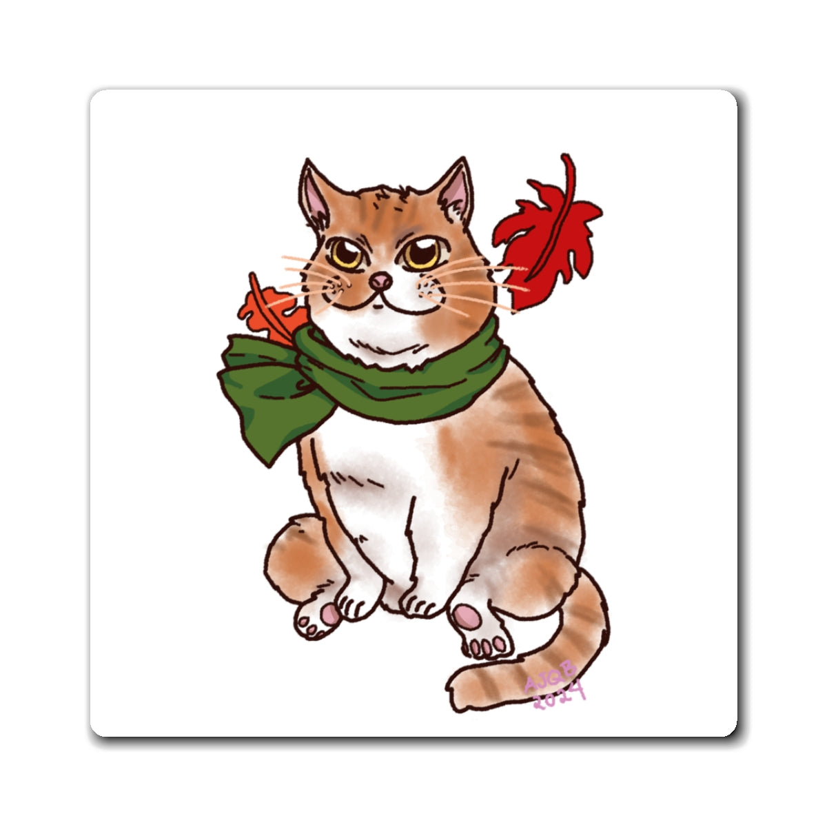 Smug Cat Magnet