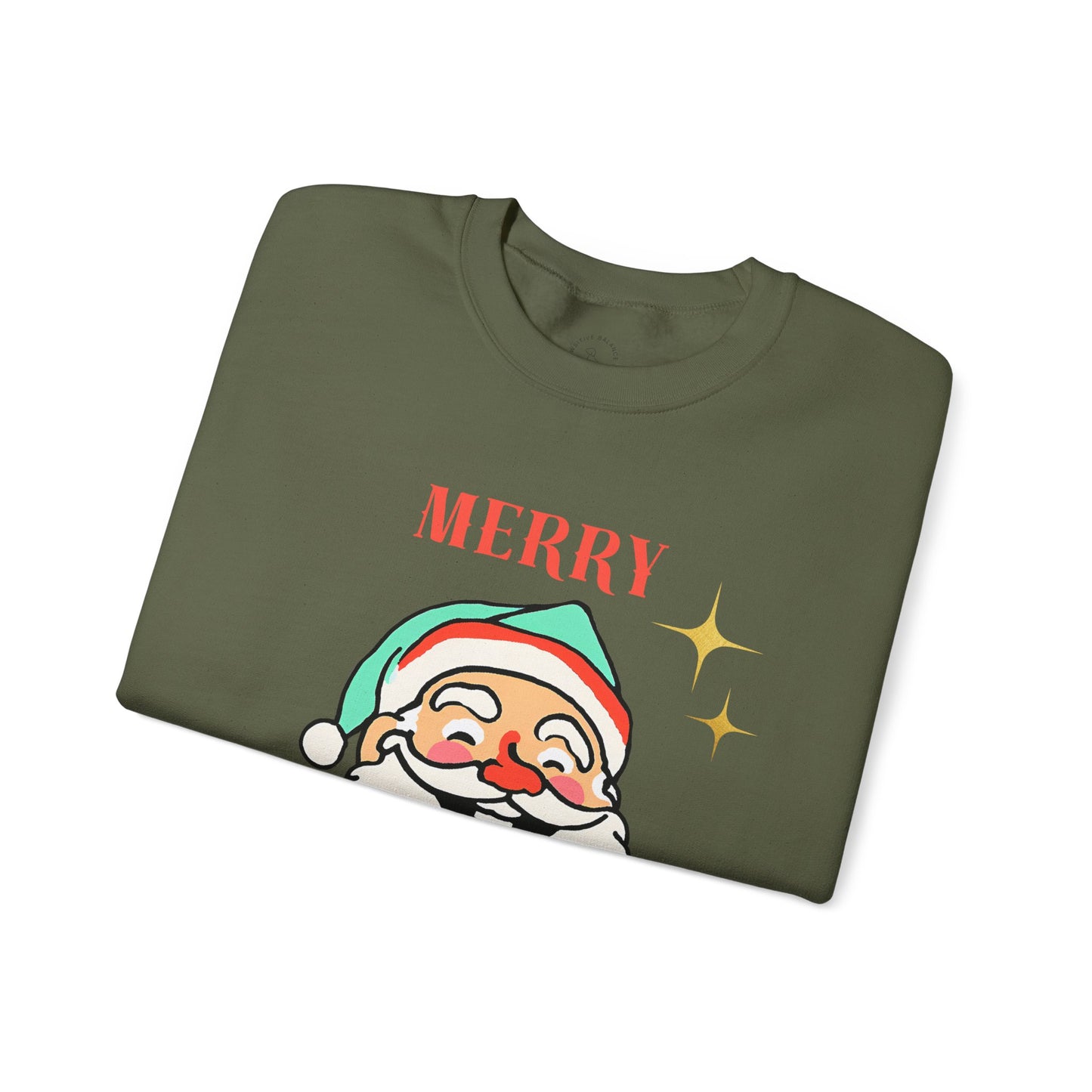 MERRY CLAUS Unisex Heavy Blend™ Crewneck Sweatshirt