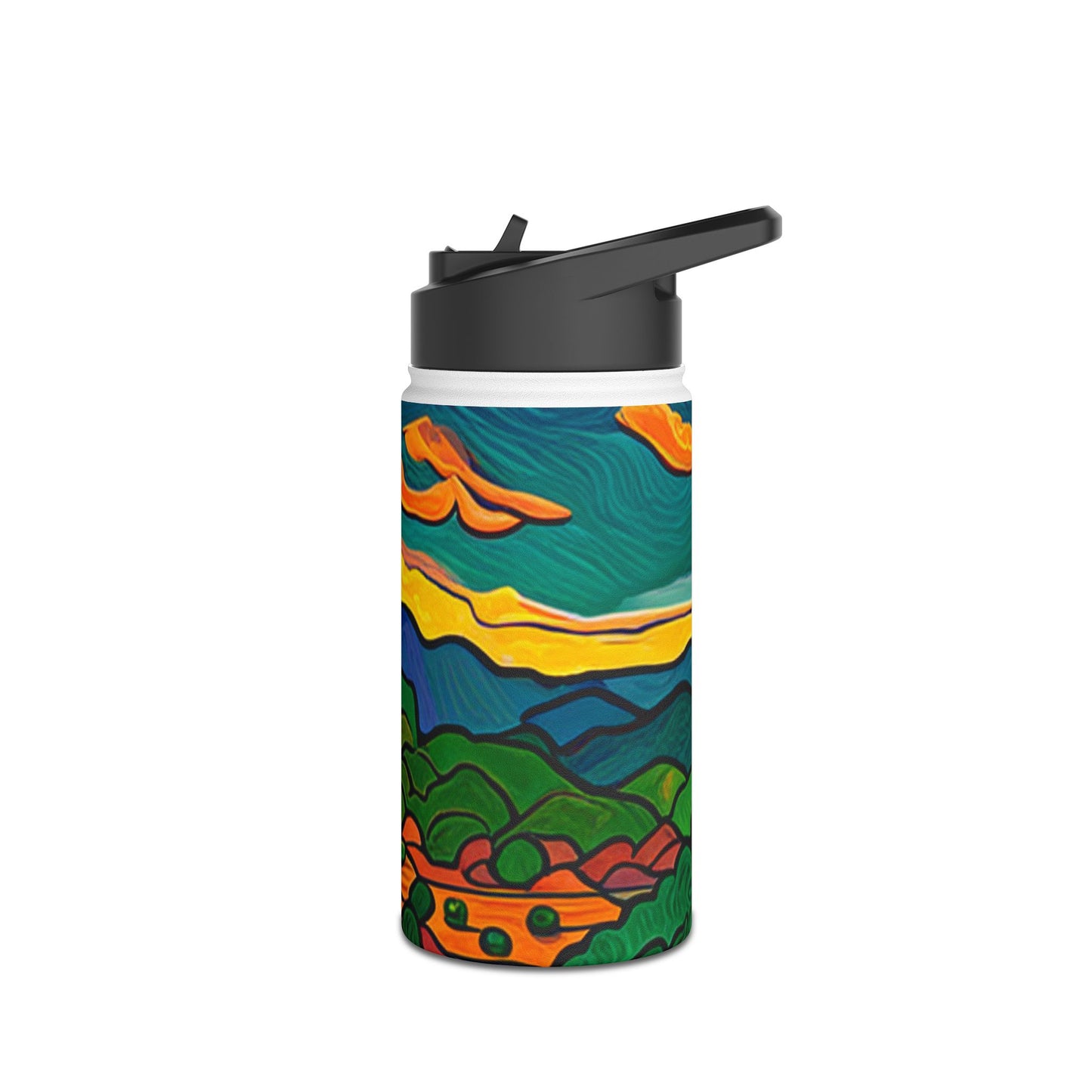 Stainless Steel Water Bottle, Standard Lid