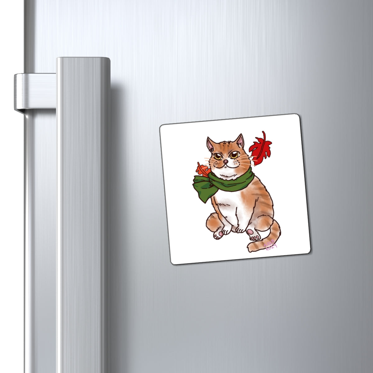 Smug Cat Magnet