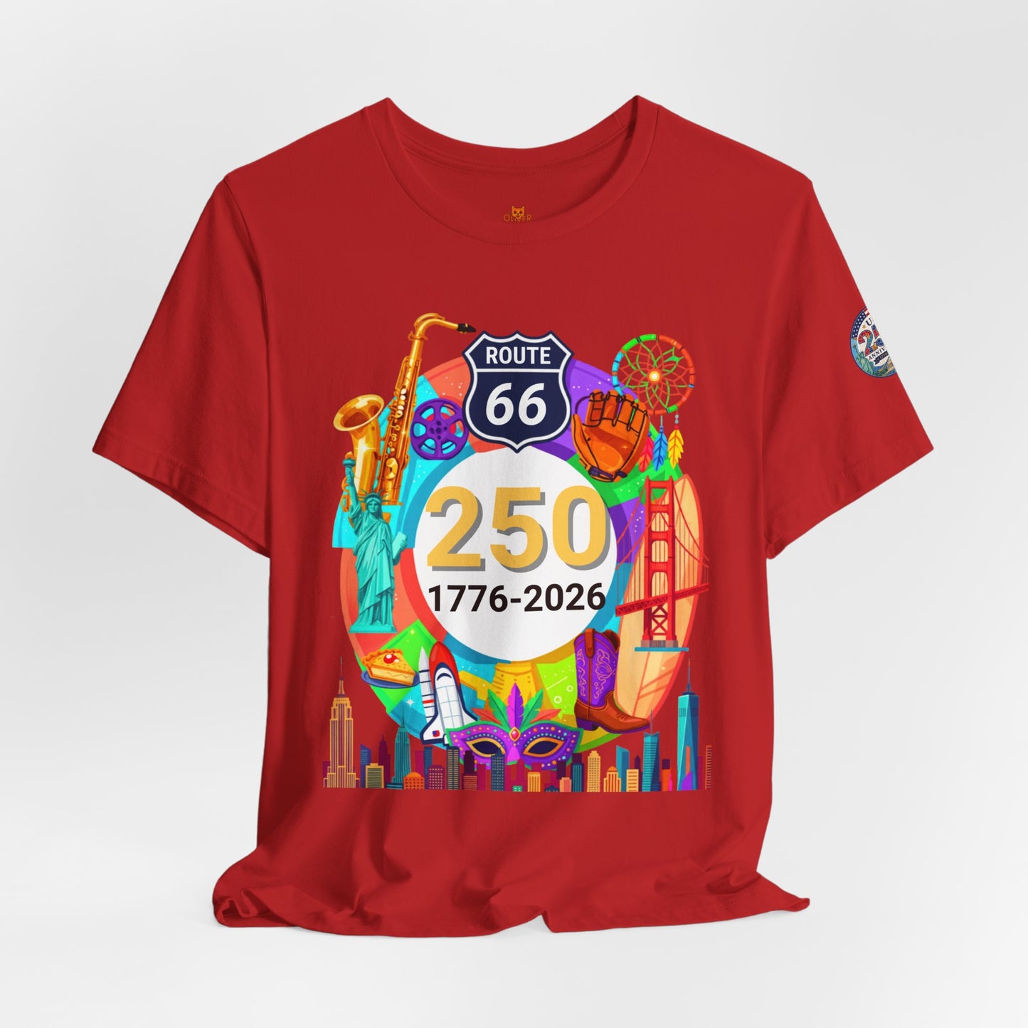 USA 250th Anniversary T-Shirt — 1776-2026 Bicentennial Celebration Tee