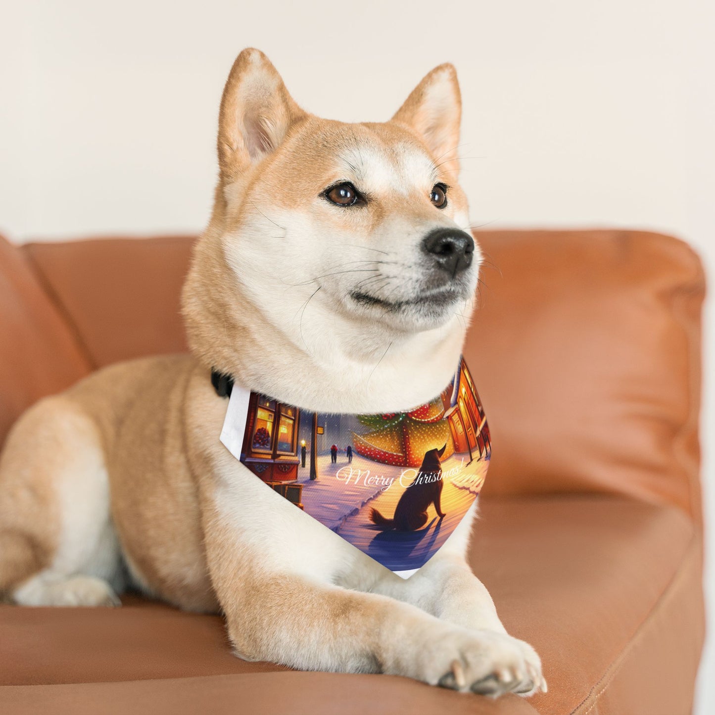 Pet Bandana Christmas Collar