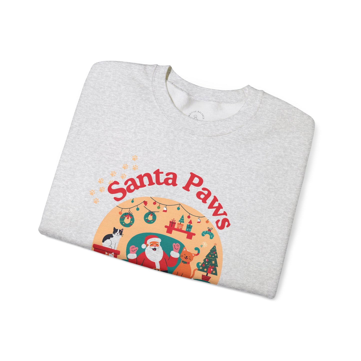 Santa Paws is Coming to Town Unisex Heavy Blend™ Crewneck Sweatshirt