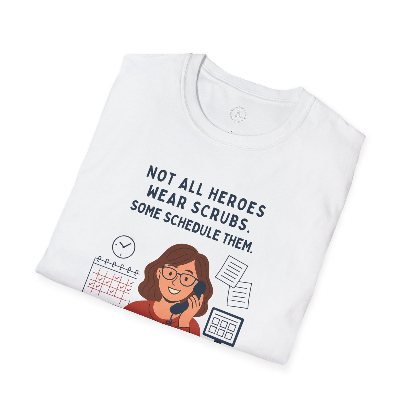 Hero Scheduler T-Shirt | Nurses Week Gift, Healthcare Motivation Tee, Funny Medical Apparel, Support Staff Shirt