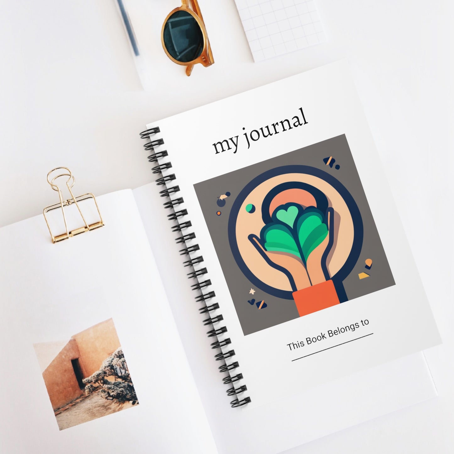 Journal for Everything - Spiral Notebook/Journal - Ruled Line