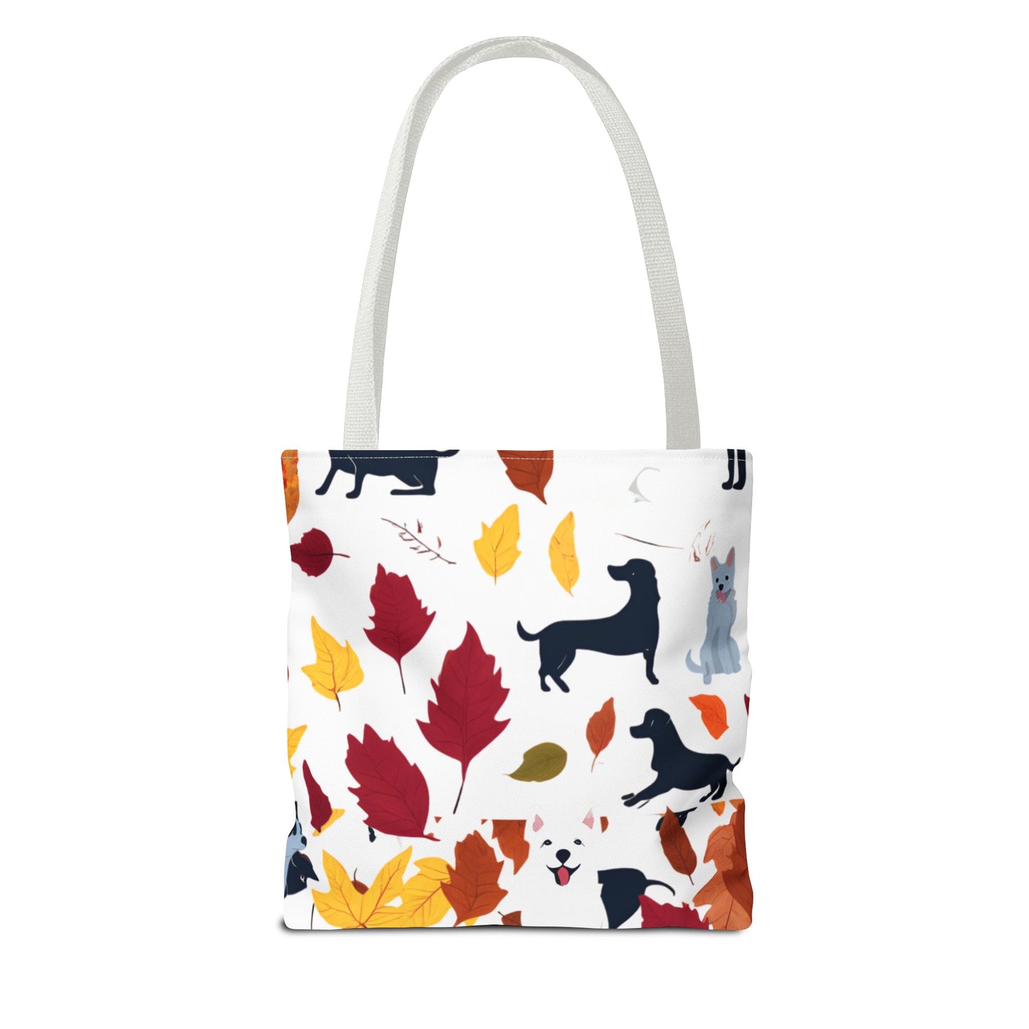 Dogs in the Fall Tote Bag (AOP)