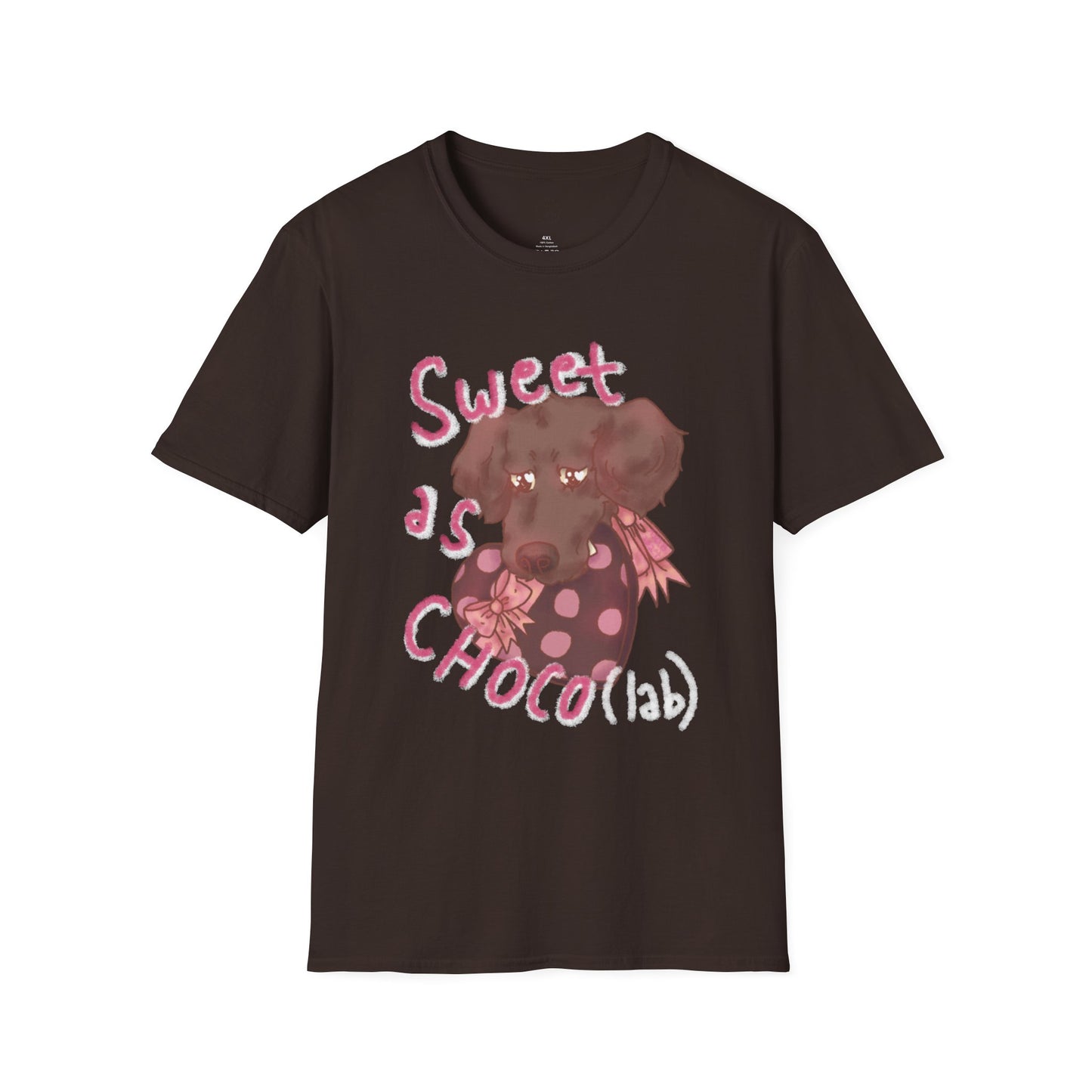 A Lab (love) Like Chocolate Unisex Softstyle T-Shirt