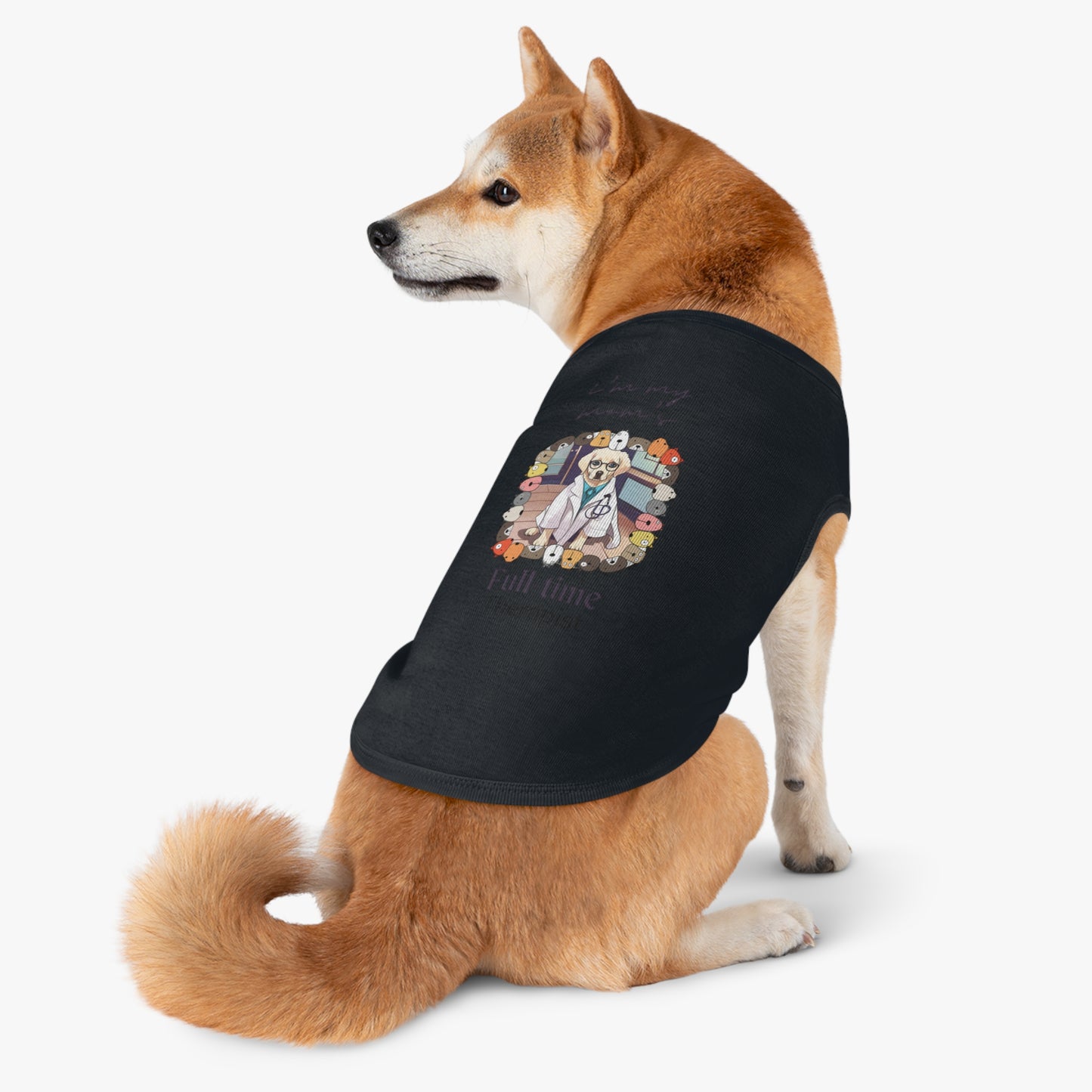 Full-time Therapist Pet Tank Top