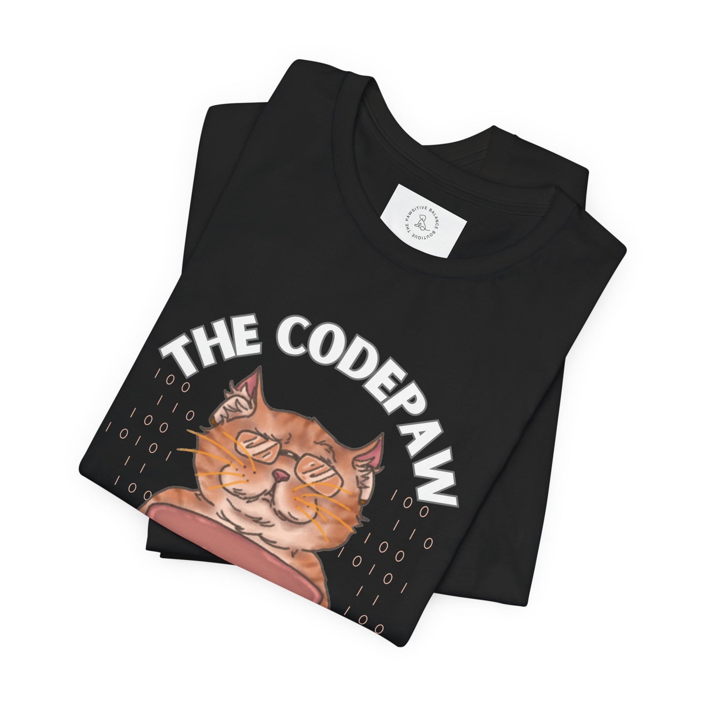 The Codepaw Master Unisex Jersey Tee - Perfect Gift for Cat Lovers and Programmers