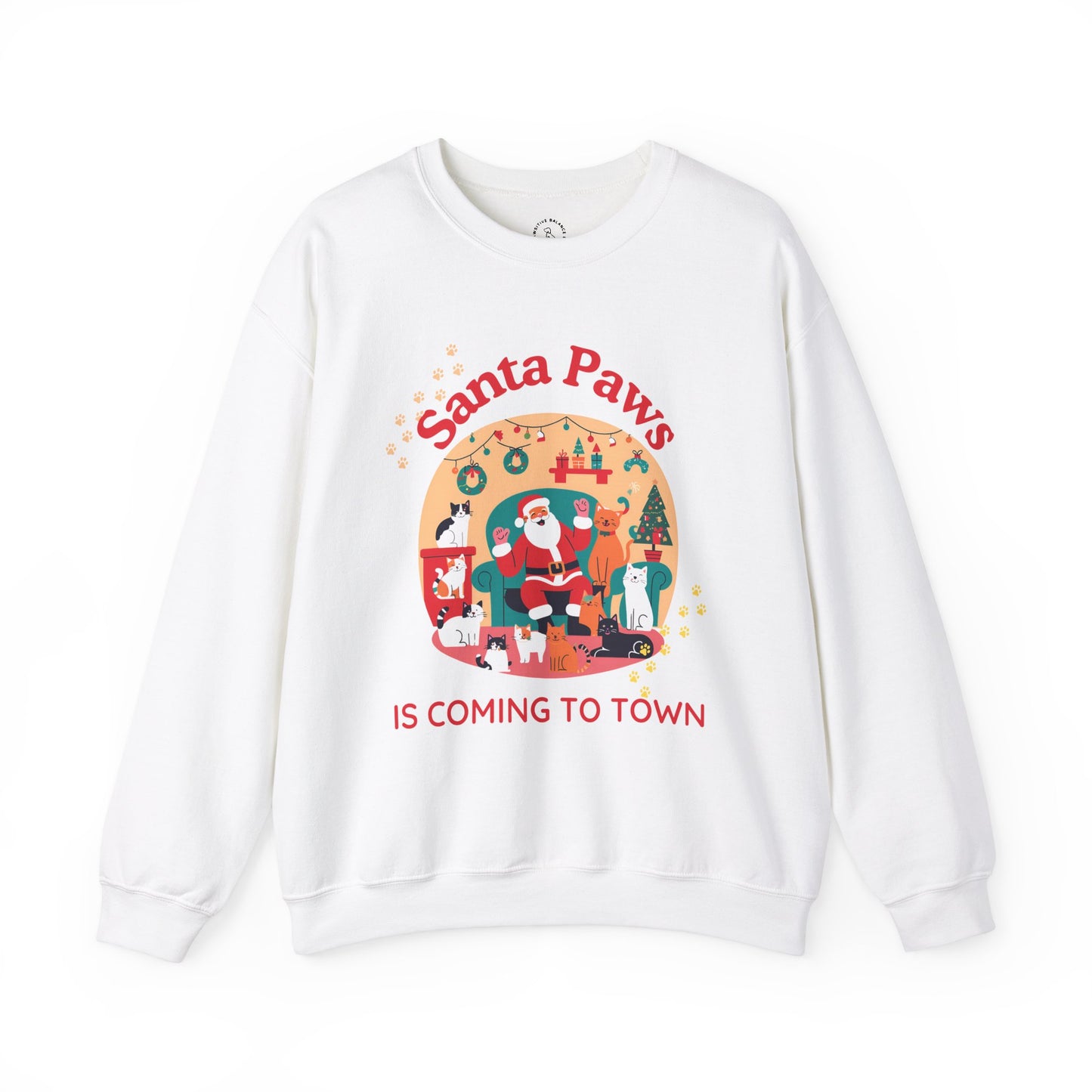 Santa Paws is Coming to Town Unisex Heavy Blend™ Crewneck Sweatshirt