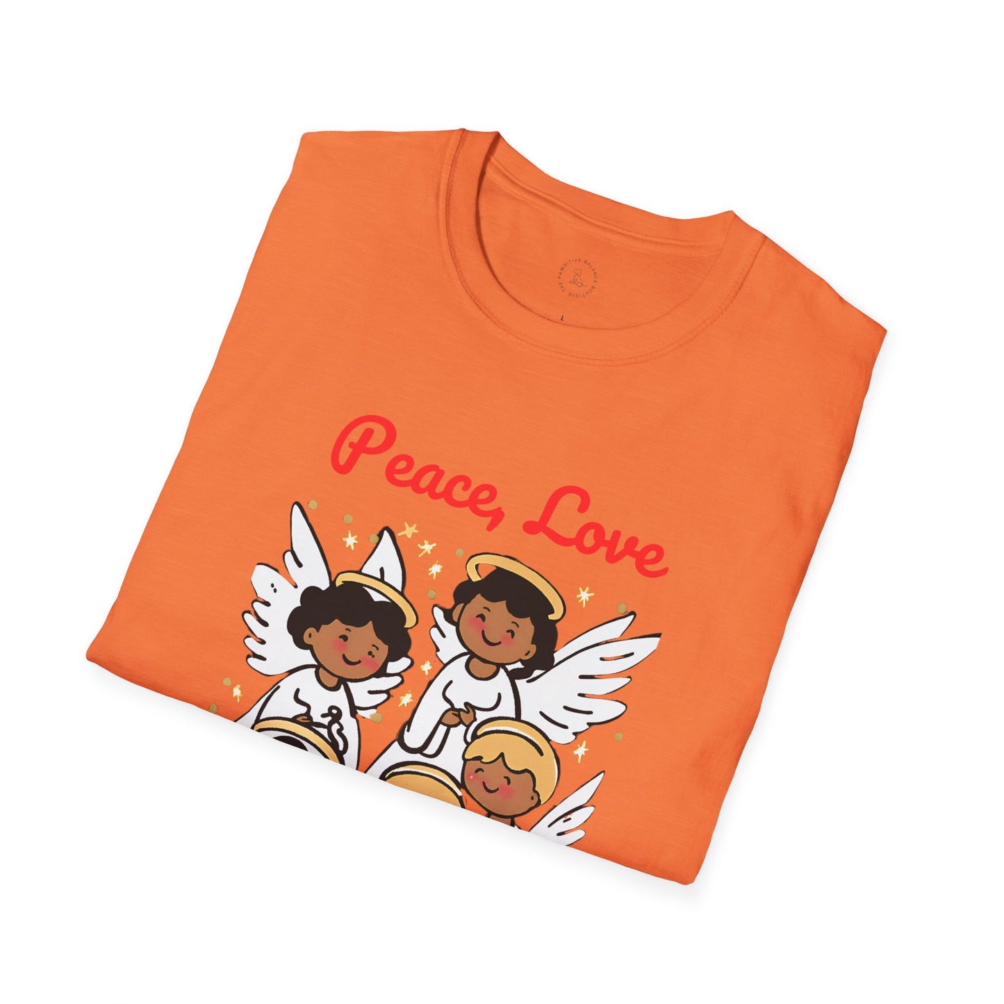 Peace, Love and Christmas Magic Unisex Softstyle T-Shirt