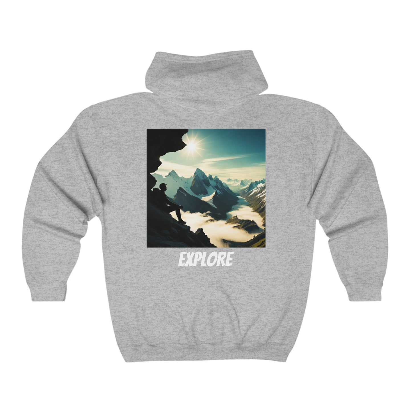 Explore - Unisex Heavy Blend™ Full Zip Hooded Sweatshirt