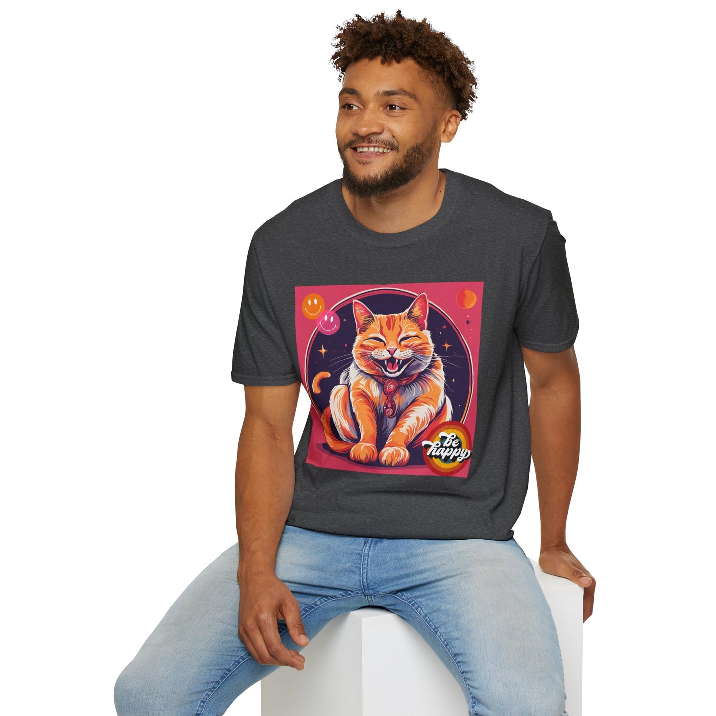 Be Happy Unisex Softstyle T-Shirt