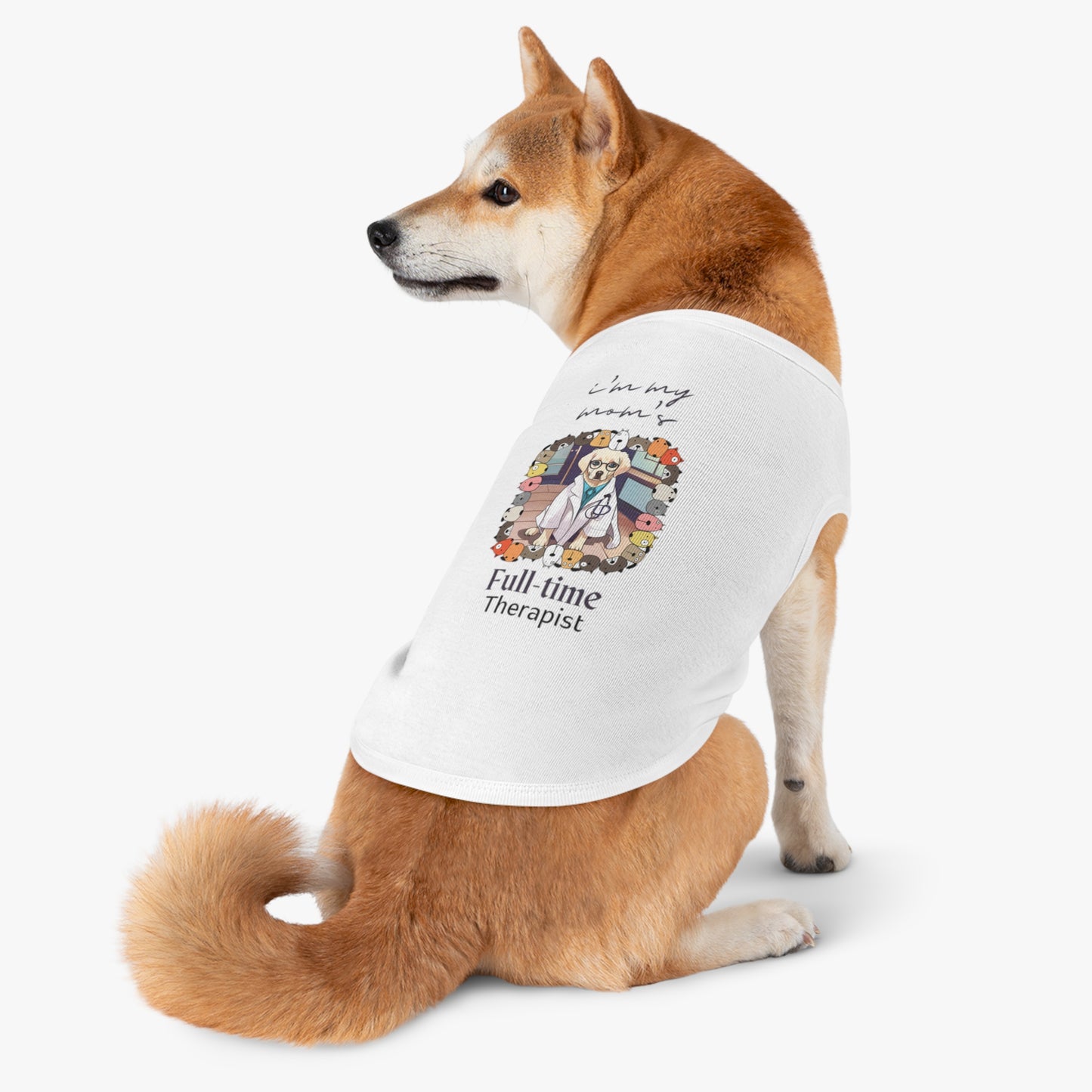 Full-time Therapist Pet Tank Top