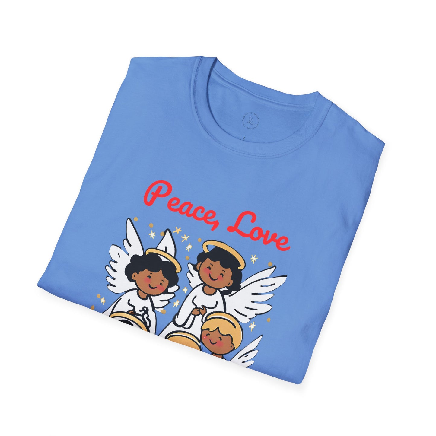 Peace, Love and Christmas Magic Unisex Softstyle T-Shirt