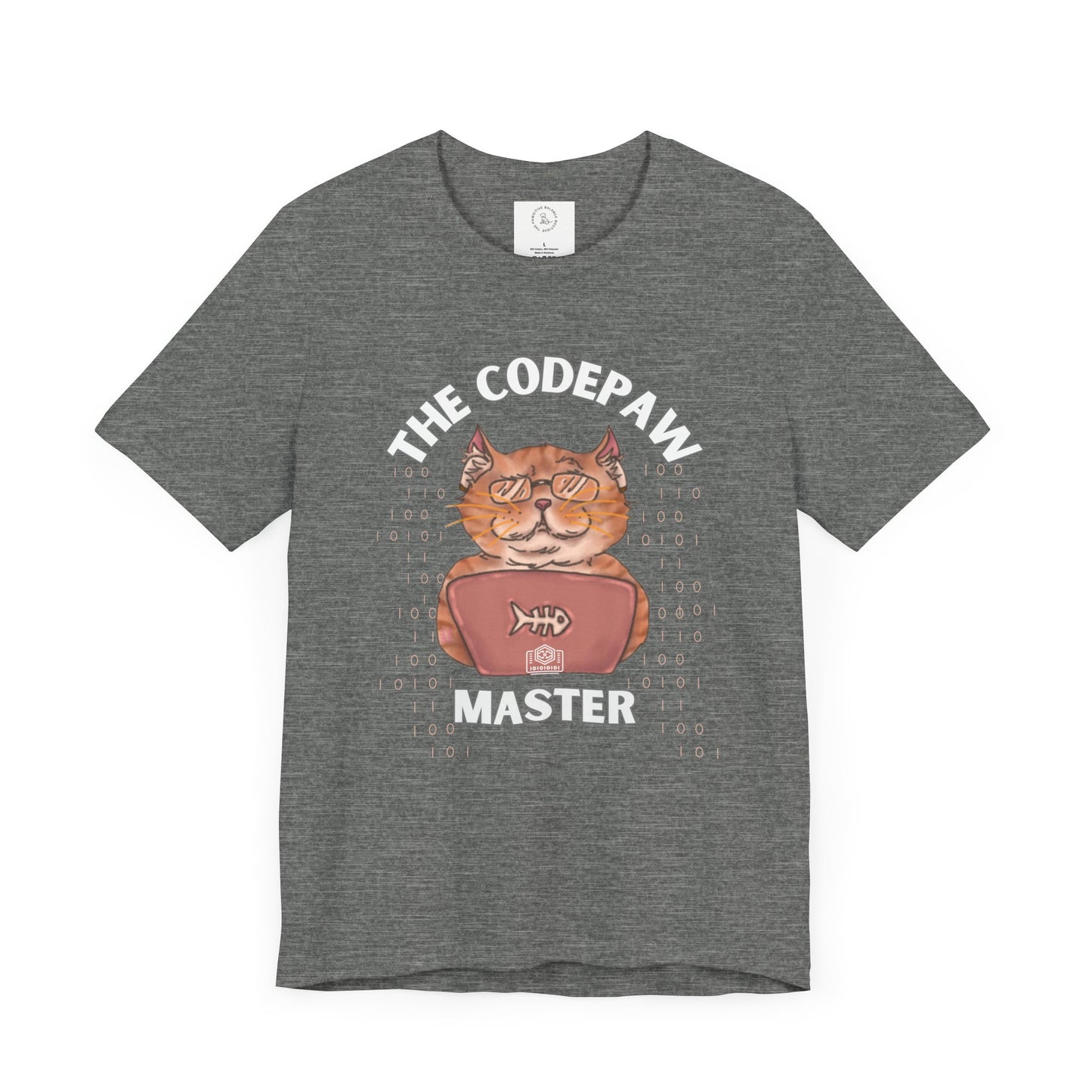 The Codepaw Master Unisex Jersey Tee - Perfect Gift for Cat Lovers and Programmers