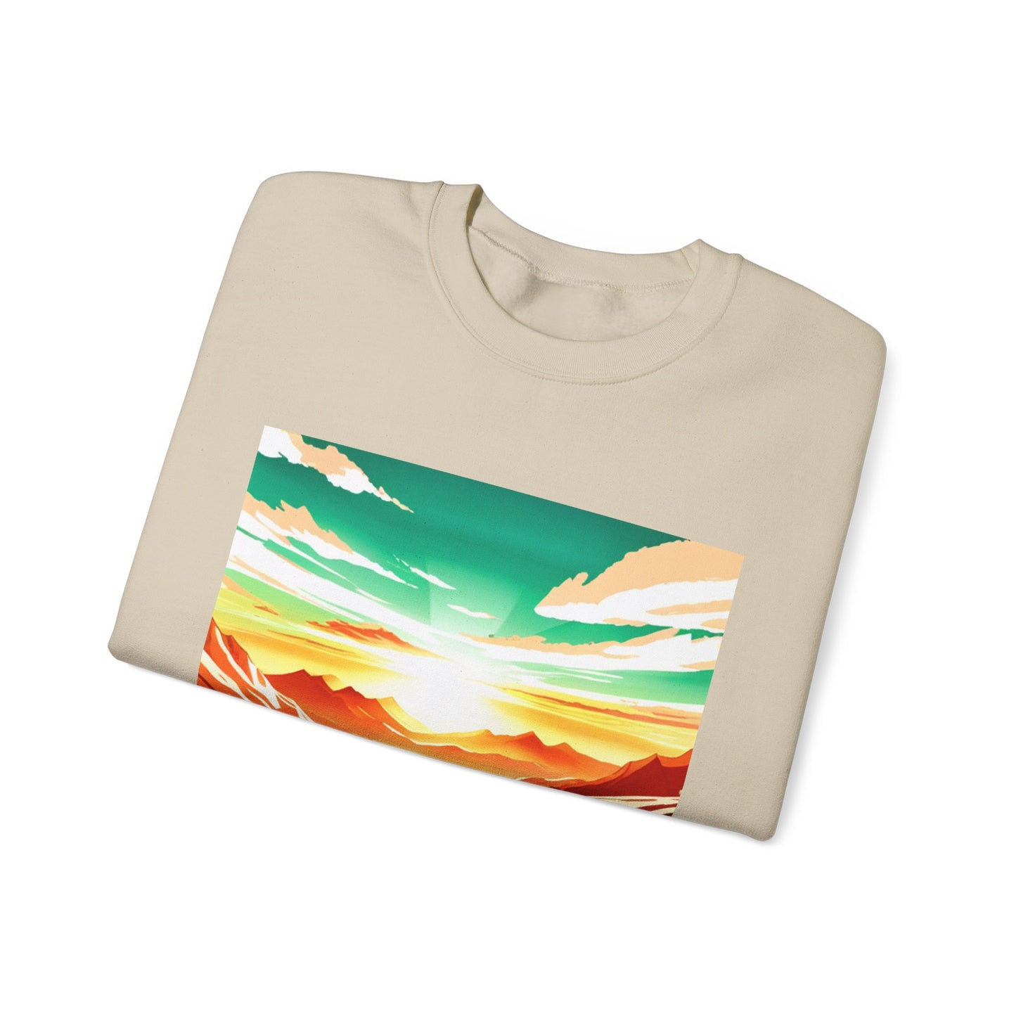 Nature Vista Sunrise - Unisex Heavy Blend™ Crewneck Sweatshirt